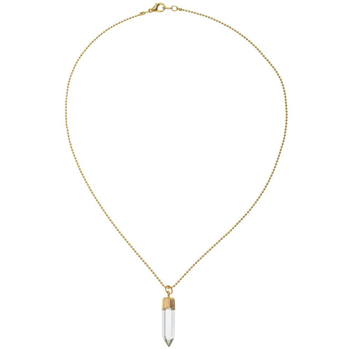 Retired - Crystal Quartz Point Necklace