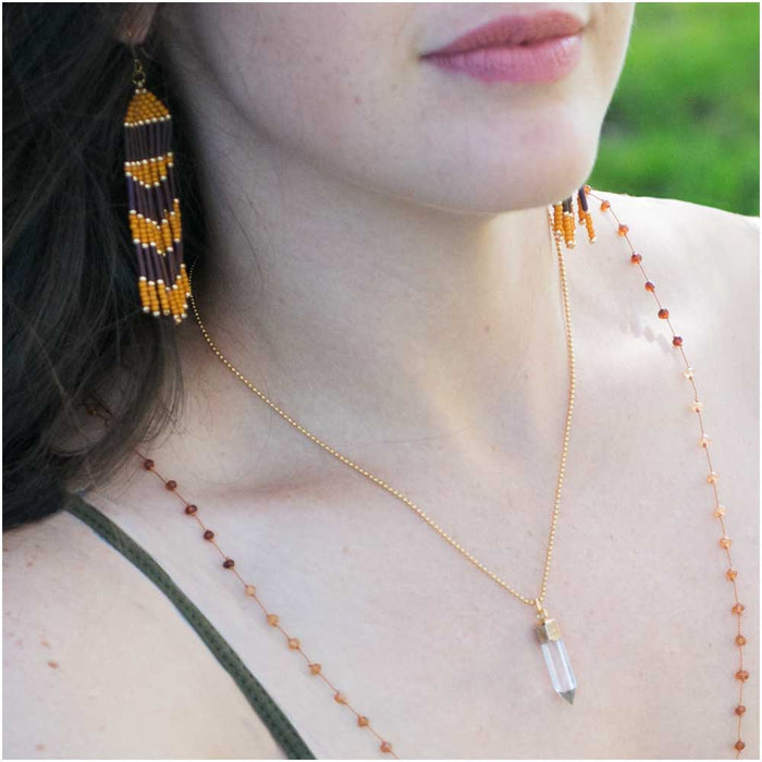 Retired - Crystal Quartz Point Necklace