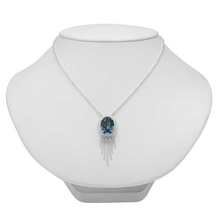 Retired - Deep Blue Jewel Necklace