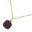Retired - Deep Purple Druzy Necklace