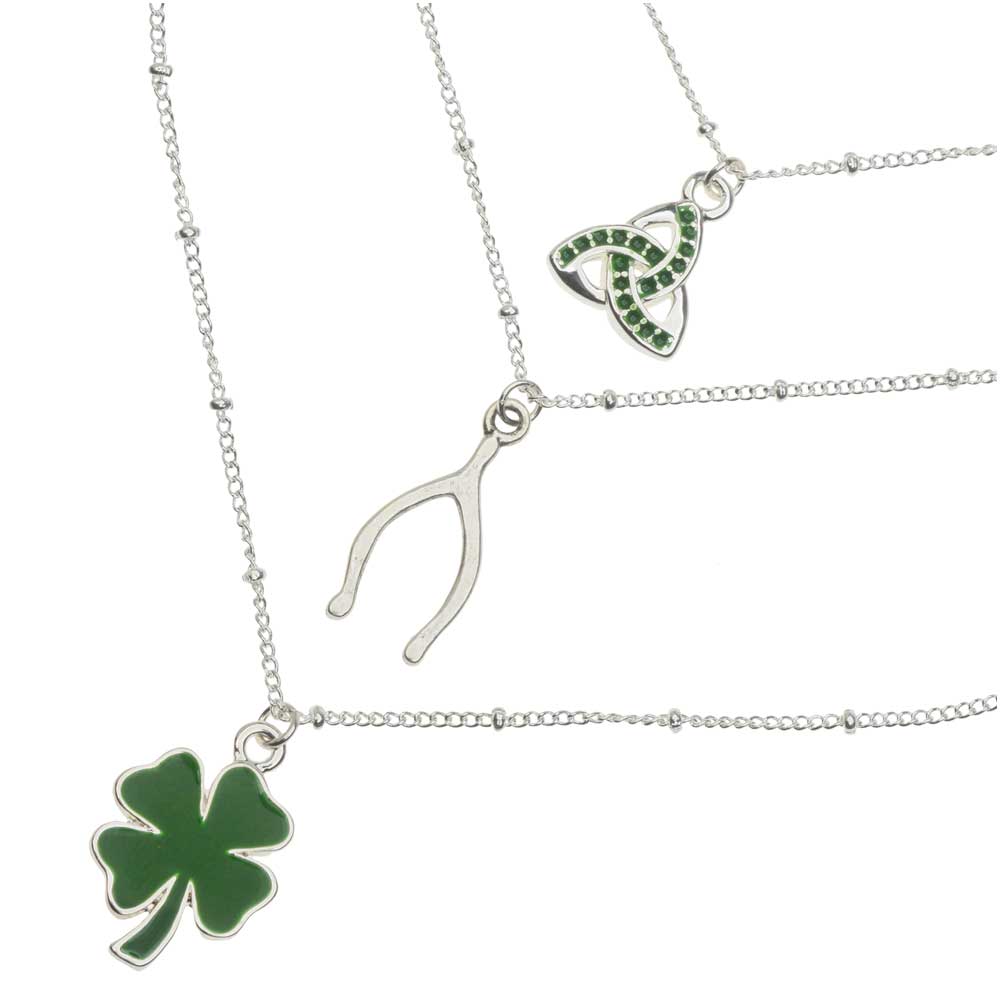 Retired - Layered Lucky Charms Necklace Trio