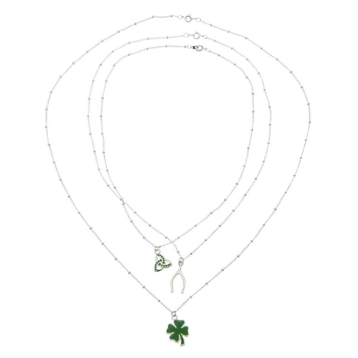 Retired - Layered Lucky Charms Necklace Trio
