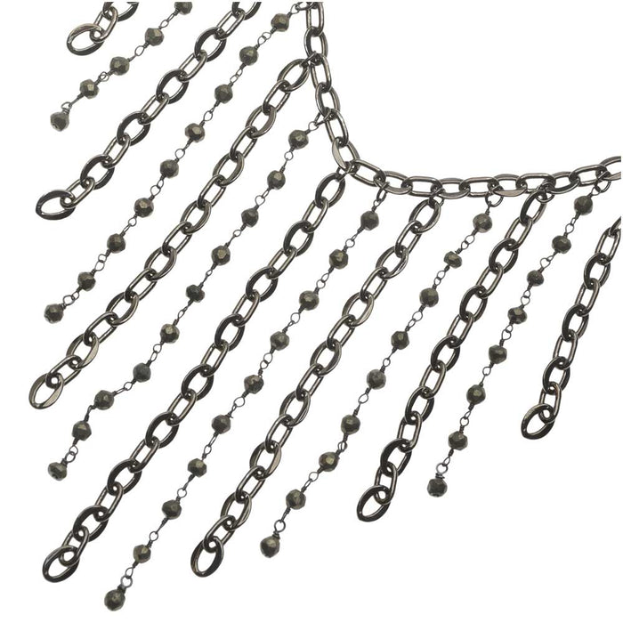Retired - Jett Fringe Necklace
