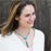 Retired - Chevron Blues Necklace