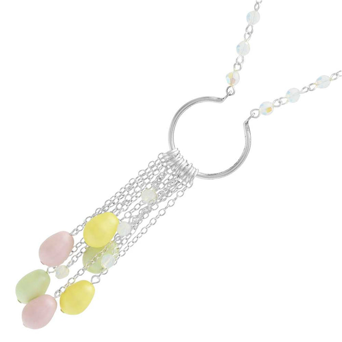 Retired - Pearls in Springtime Necklace