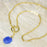 Seaside Sand Dollar Lariat Necklace