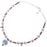 Misty Blue Lotus Choker Necklace