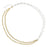 Mixed Metal Twisted Chain Necklace
