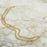 Mixed Metal Twisted Chain Necklace