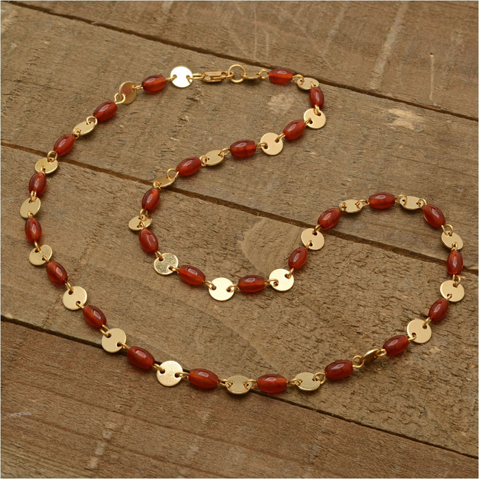 Carnelian Princess Necklace