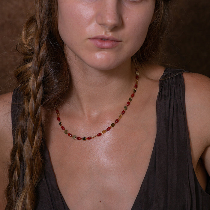 Carnelian Princess Necklace
