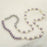 Lavender Storm Pearl Necklace