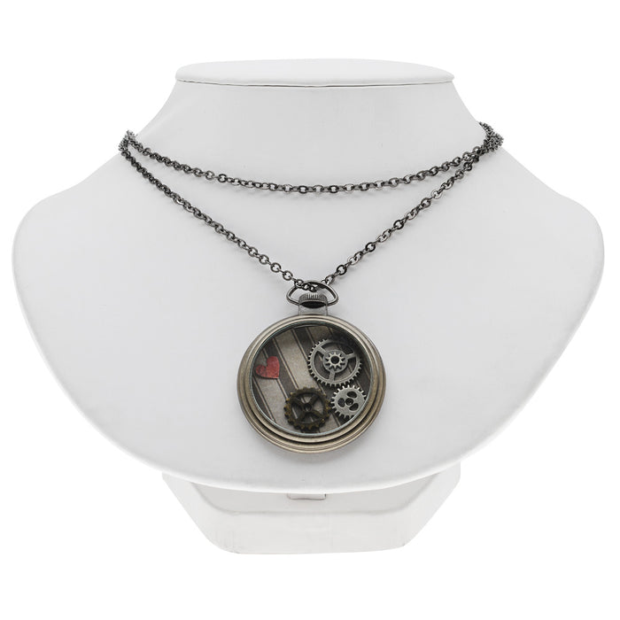 Retired - Tim Holtz Pocket Watch Pendant Necklace