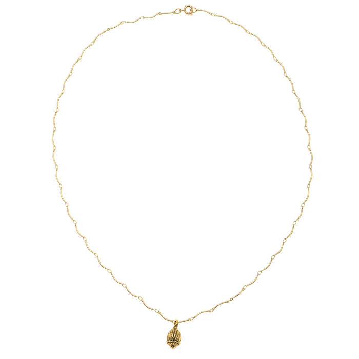 Retired - Golden Poppy Pod Necklace