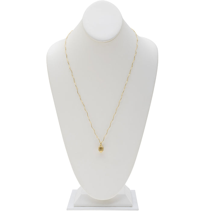 Retired - Golden Poppy Pod Necklace