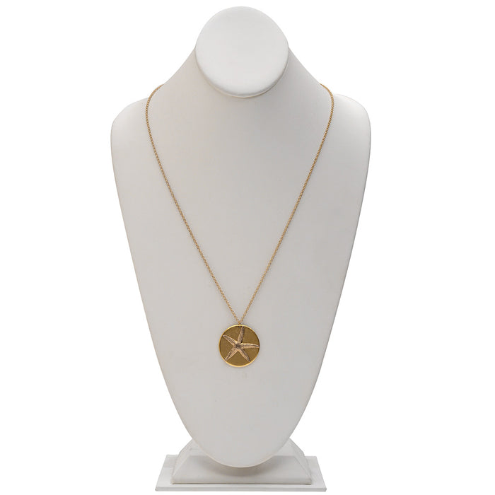 Retired - Gold Starfish Necklace