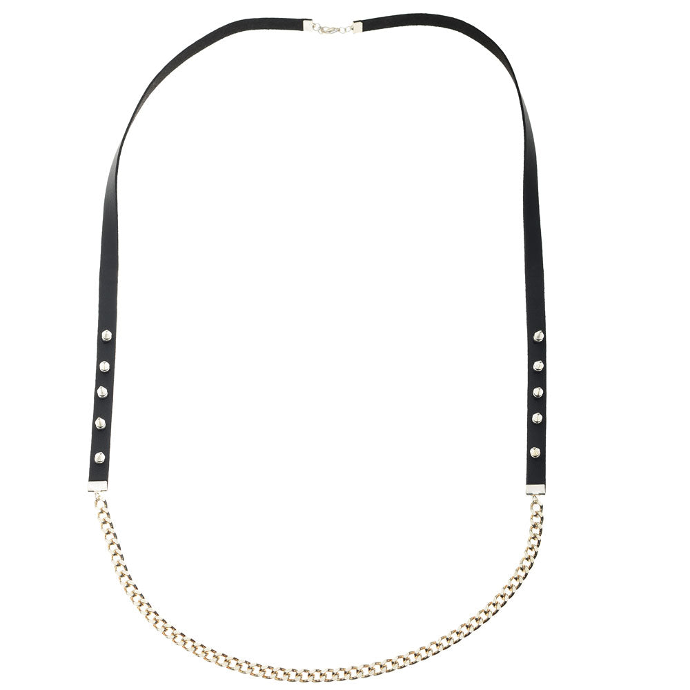 Retired - Spiked Strap Necklace