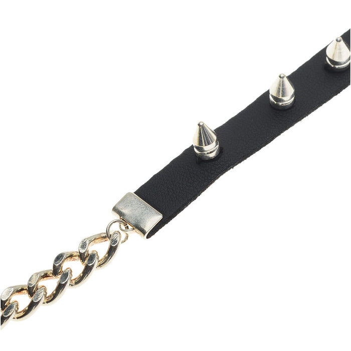 Retired - Spiked Strap Necklace