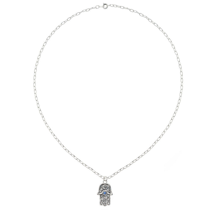 Retired - Lucky Hamsa Hand Necklace