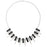 Retired - Spiked Gemstone Necklace