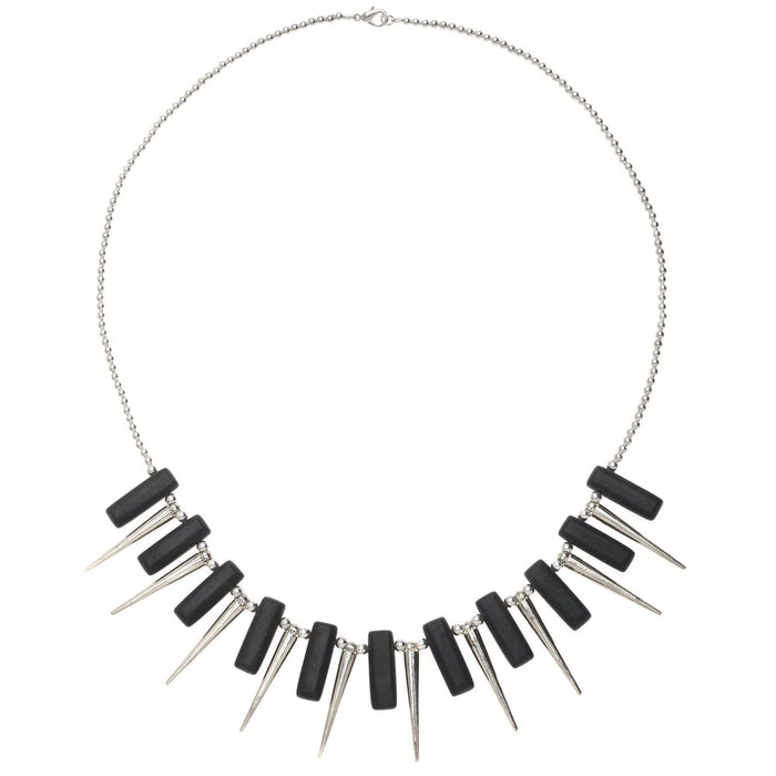 Retired - Spiked Gemstone Necklace