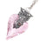 Retired - Pink Hopeful Heart Necklace