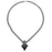 Retired - Barbed Wire Heart Necklace