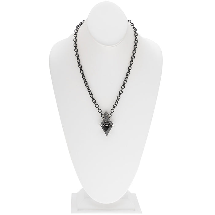 Retired - Barbed Wire Heart Necklace