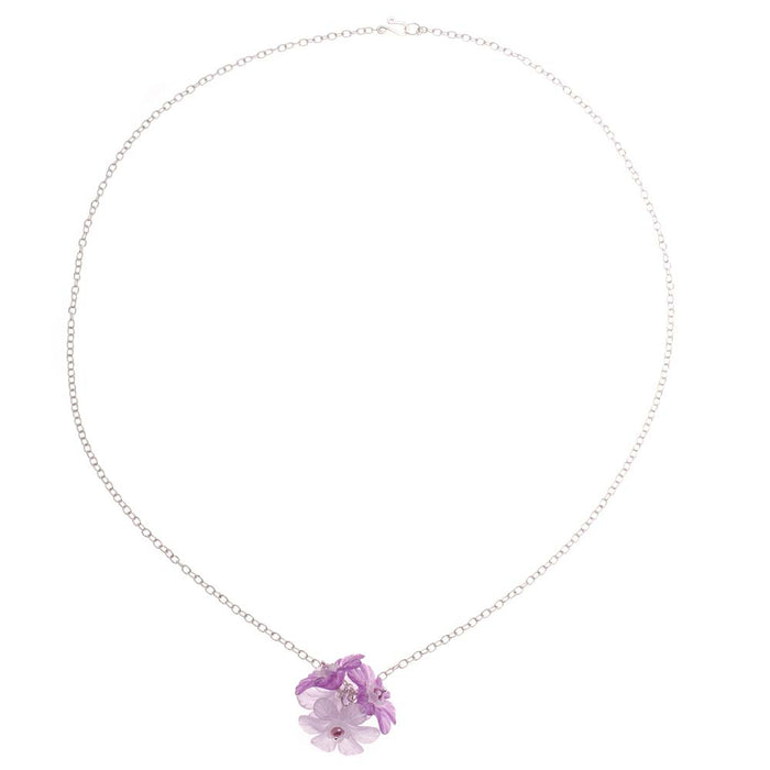 Retired - Lucite Flower Ball Necklace