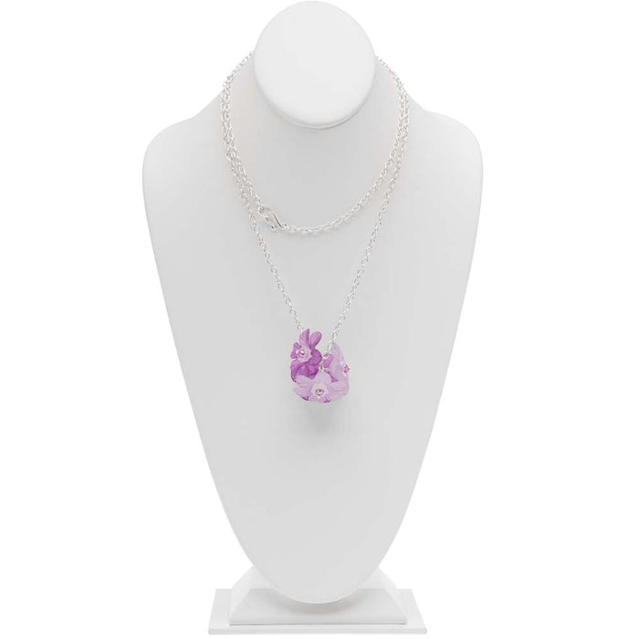 Retired - Lucite Flower Ball Necklace
