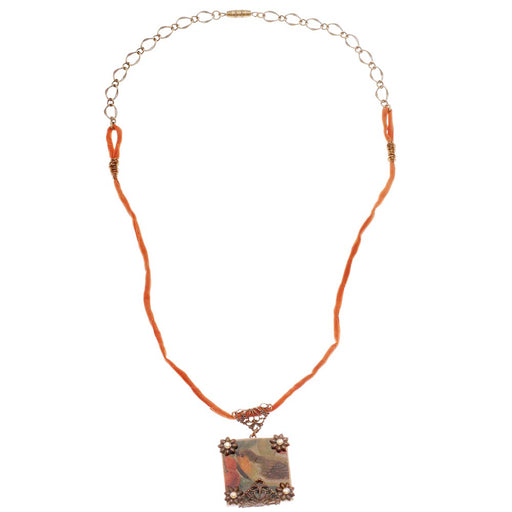 Retired - 'Scrabble' Tile Bird Pendant