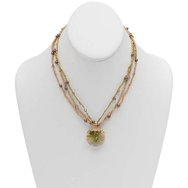 Retired - Cherished Flower Necklace