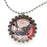 Retired - Bird in a Bottle Cap Necklace
