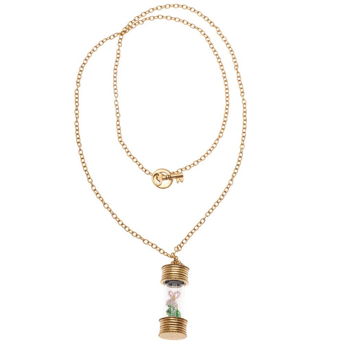 Retired - Keepsake Glass Vial Necklace with Flower