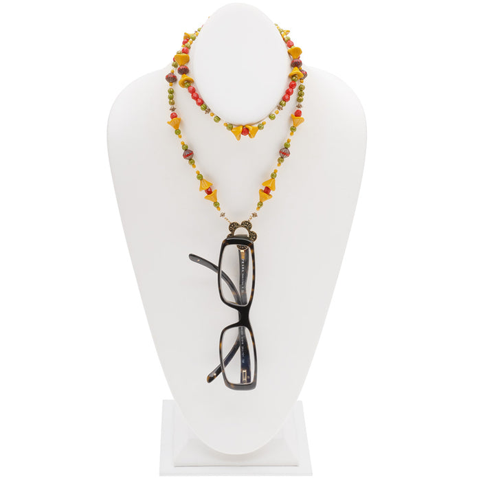 Retired - Folk Art Eyeglass Holder Necklace