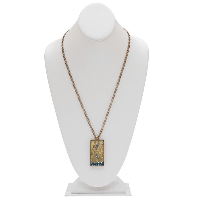 Retired - Dancing Dragonflies Pendant Necklace