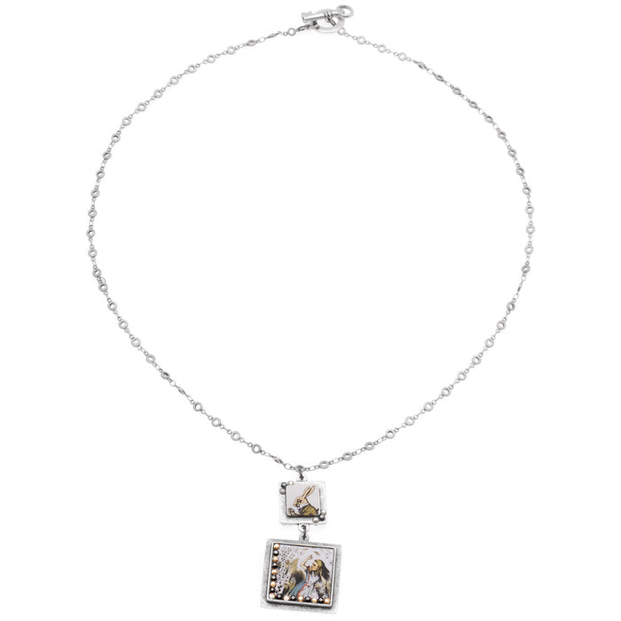 Retired - Alice In Wonderland Reversible Necklace