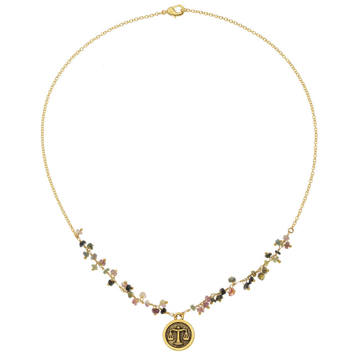Retired - Libra Zodiac Necklace