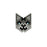 Grey Kitty Cat Necklace