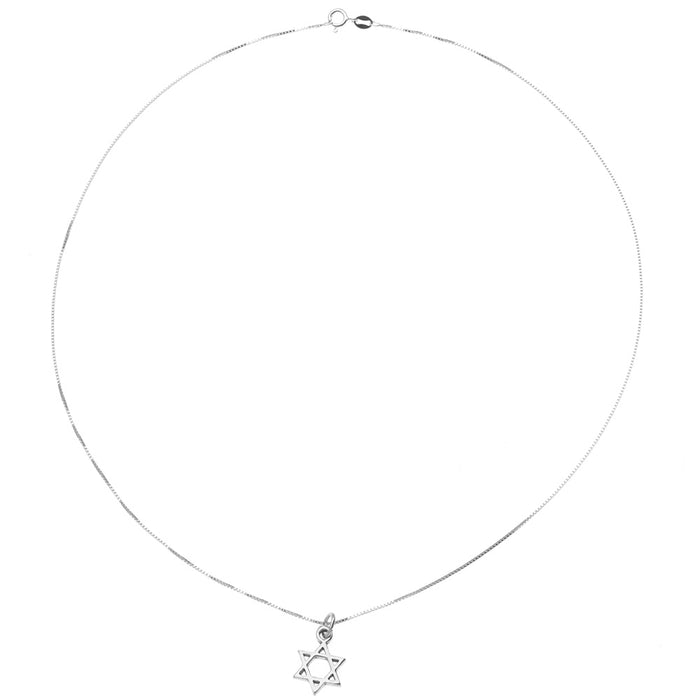 Retired - Sterling Silver Star of David Necklace