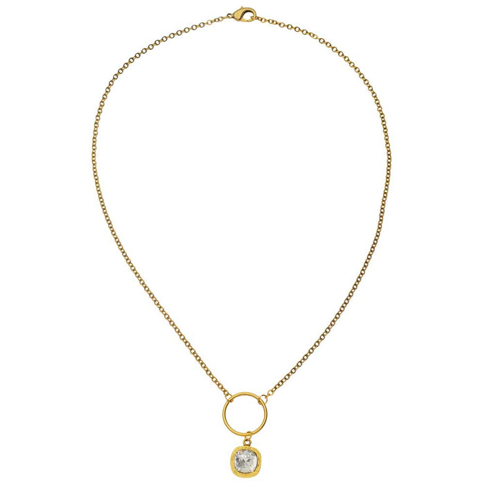 Retired - Ring of Fire Necklace in Crystal