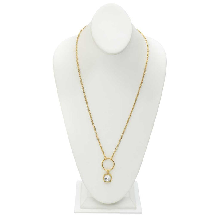 Retired - Ring of Fire Necklace in Crystal