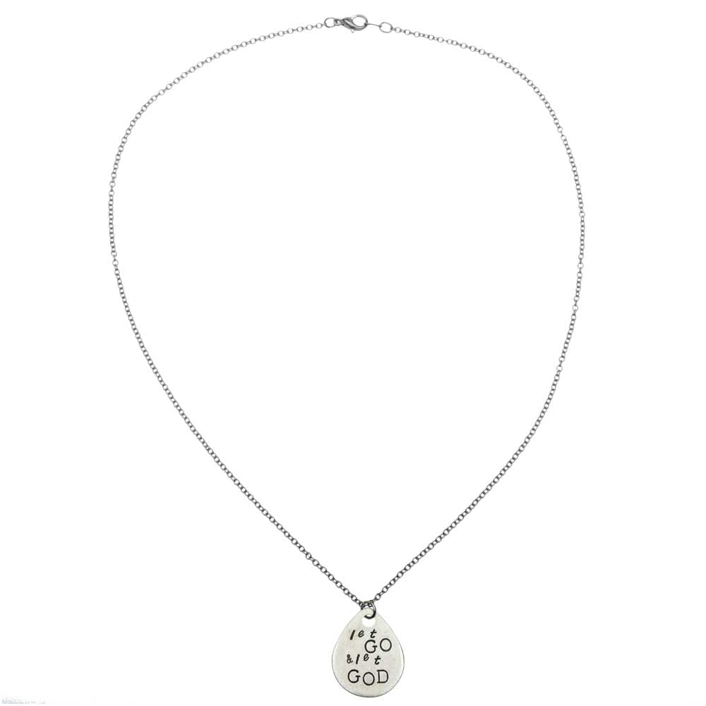Retired - Let Go and Let God Necklace