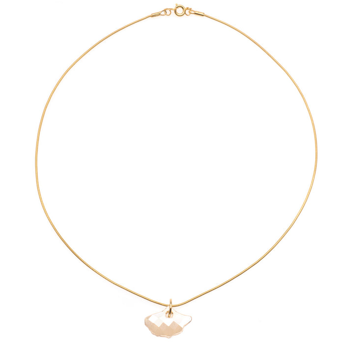 Retired - Gorgeous Ginko in Golden Shadow Necklace
