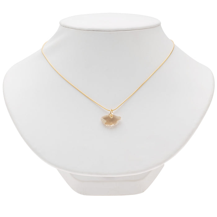 Retired - Gorgeous Ginko in Golden Shadow Necklace