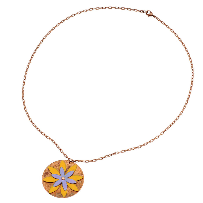 Retired - Flower Power Necklace in September Sunset