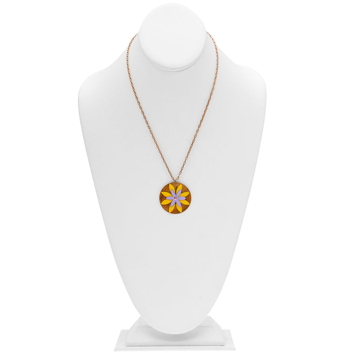 Retired - Flower Power Necklace in September Sunset