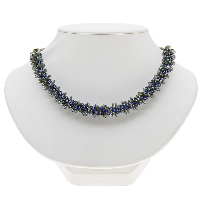 Retired - The Tanzie Beaded Kumihimo Necklace