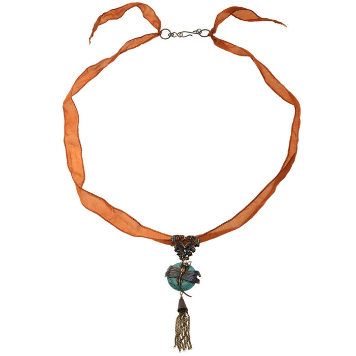 Retired - Dragonfly in the Garden Necklace