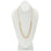 Kumihimo Braided Chain Necklace - Gold & Silver